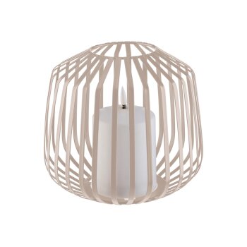 LIVARNO® LED-Kerze im Metallkorb (Beige) - B-Ware neuwertig