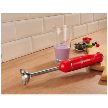 SILVERCREST® Stabmixer-Set Retro 1973 - SSMSR 600 A1, rot - B-Ware sehr gut