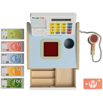 LUPILU® Holz Kaufmannsladenzubehör (Kasse) - B-Ware sehr gut