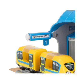 LUPILU® Holz Eisenbahn-Erweiterung (Bahnhof) - B-Ware sehr gut
