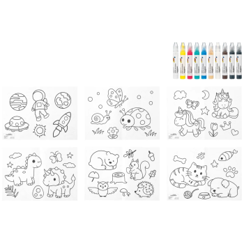 CRELANDO® Window Color Set, 15-teilig - B-Ware neuwertig