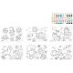 CRELANDO® Window Color Set, 15-teilig - B-Ware neuwertig