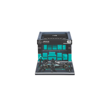 BBURAGO F1 Modellauto Pit Pass, 1:43 (Mercedes AMG...