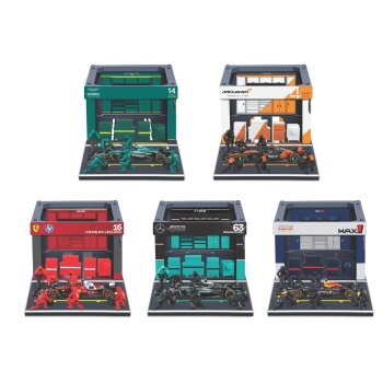 BBURAGO F1 Modellauto Pit Pass, 1:43 - B-Ware