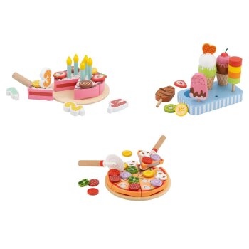 LUPILU® Holz Lebensmittel-Set - B-Ware