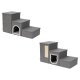 MAX & MILAS WORLD Tiertreppe mit Höhle - B-Ware