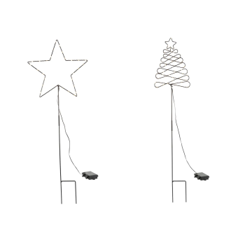 LIVARNO® Garten Dekostecker Weihnachten LED - B-Ware