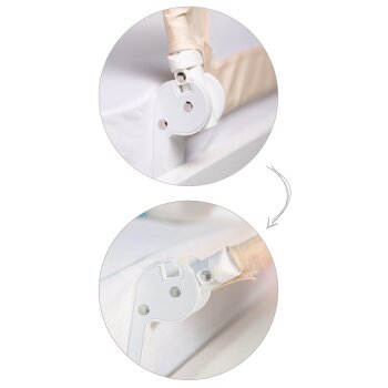 roba Rausfallschutz klappbar, 102 cm, beige - B-Ware