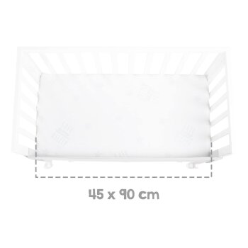 roba safe asleep Stuben- & Beistellbett, 3in1 mit Barriere, 45 x 90 cm, weiß - B-Ware