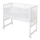 roba safe asleep Stuben- & Beistellbett, 3in1 mit Barriere, 45 x 90 cm, weiß - B-Ware