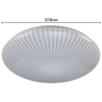 LIVARNO® LED-Wand- und Deckenleuchte, Ø 28 cm, Streifen - B-Ware neuwertig