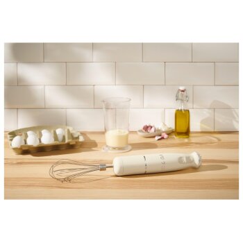 SILVERCREST® Stabmixer-Set Retro 1973 - SSMSR 600 A1, beige - B-Ware neuwertig