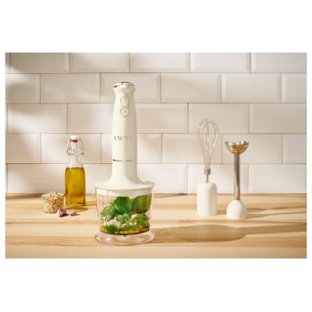 SILVERCREST® Stabmixer-Set Retro 1973 - SSMSR 600 A1, beige - B-Ware sehr gut