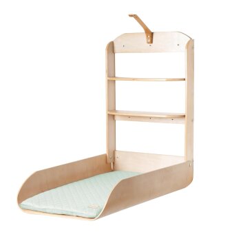 roba Wandwickelregal - Klappbares Wickelregal aus Holz...