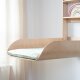 roba Wandwickelregal - Klappbares Wickelregal aus Holz natur + Wickelauflage roba Style Frosty green - B-Ware