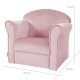 roba Kindersessel Lil Sofa, mit Armlehnen, rosa/mauve - B-Ware