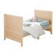 roba Kombi-Kinderbett Easy Sleep, 70 x 140 cm, Holz natur - B-Ware