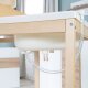 roba Bade-Wickel-Kombi Baby Pool, ausziehbar, Holz natur - B-Ware