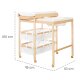 roba Bade-Wickel-Kombi Baby Pool, ausziehbar, Holz natur - B-Ware