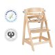 roba Treppenhochstuhl Sit Up Click & Fun, natur - B-Ware