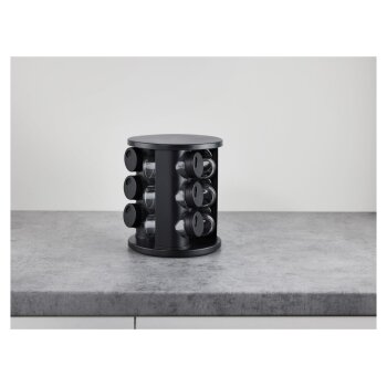 SILVERCREST® Drehbares Gewürzregal, inkl. 9 Glasbehältern - B-Ware