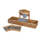 roba 2in1-Balkonsandkasten, mit Matschküche, teak - B-Ware neuwertig