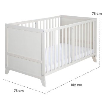 roba Kinderbettset Savanna Friends, 70 x 140 cm, naturgrau - B-Ware neuwertig