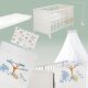 roba Kinderbettset Savanna Friends, 70 x 140 cm, naturgrau - B-Ware neuwertig