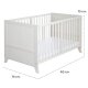 roba Kinderbettset Savanna Friends, 70 x 140 cm, naturgrau - B-Ware neuwertig