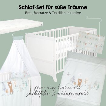 roba Kinderbettset Woodland Buddies, 70 x 140 cm,...