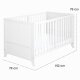 roba Kinderbettset Woodland Buddies, 70 x 140 cm, weiß/pastellgrün - B-Ware neuwertig