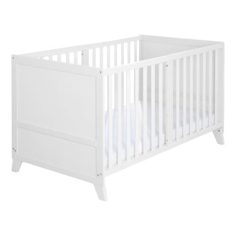 roba Kinderbettset Savanna Friends, 70 x 140 cm, weiß - B-Ware neuwertig