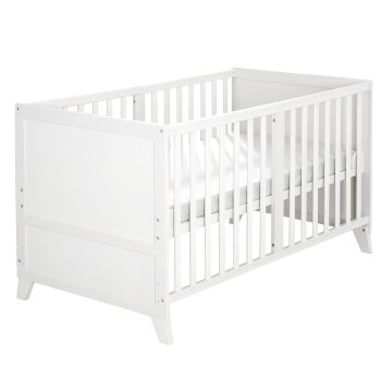 roba Kinderbettset Savanna Friends, 70 x 140 cm, weiß - B-Ware neuwertig