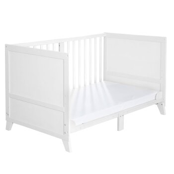 roba Kinderbettset Savanna Friends, 70 x 140 cm, weiß - B-Ware neuwertig