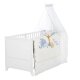 roba Kinderbettset Savanna Friends, 70 x 140 cm, weiß - B-Ware neuwertig