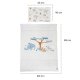 roba Kinderbettset Savanna Friends, 70 x 140 cm, weiß - B-Ware neuwertig