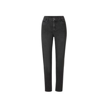ESMARA® Damen Jeans, Straight High Waist, mit hoher Leibhöhe (Grau, 42) - B-Ware neuwertig