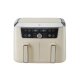 SILVERCREST® Dual-Zone-Heißluftfritteuse SHFDDR 2600 C2, creme - B-Ware