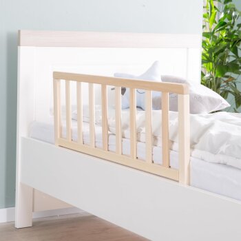 roba Bettschutzgitter aus Holz, 90 cm, natur - B-Ware