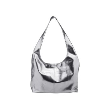 ESMARA® Damen Tasche mit magnetischem Druckknopf-Verschluss (Silber) - B-Ware sehr gut