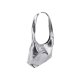 ESMARA® Damen Tasche mit magnetischem Druckknopf-Verschluss (Silber) - B-Ware sehr gut