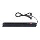 SILVERCREST® Steckdosenleiste, 8-fach, schwarz - B-Ware neuwertig