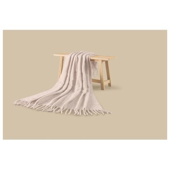 LIVARNO® Wohndecke, 130 x 170 cm (Beige) - B-Ware sehr gut