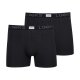 LOOKS by Wolfgang Joop Herren Boxershorts, 2 Stück, körpernah geschnitten (schwarz, M) - B-Ware neuwertig