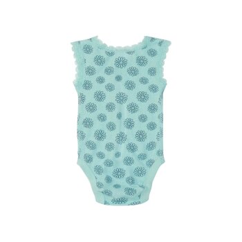 LUPILU® Baby Body, 2 Stück, in leichter Mesh-Qualität (rosa/mint, 50/56) - B-Ware neuwertig