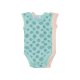 LUPILU® Baby Body, 2 Stück, in leichter Mesh-Qualität (rosa/mint, 50/56) - B-Ware neuwertig