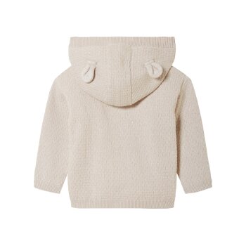 lupilu® Baby Strickjacke, aus reiner Bio-Baumwolle (Beige, 74/80) - B-Ware neuwertig