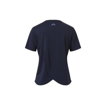 CRIVIT Damen Funktionsshirt, modisch überlappender Schnitt hinten (Navy, L(44/46)) - B-Ware neuwertig