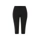 esmara® Damen Capri-Leggings, mit hohem Baumwollanteil (Schwarz, L(44/46)) - B-Ware neuwertig