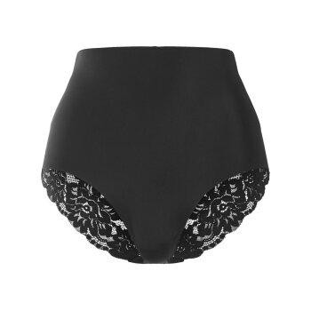 esmara® Damen Slips, 2 Stück, mit hoher Taille (Schwarz, XL(48/50)) - B-Ware neuwertig